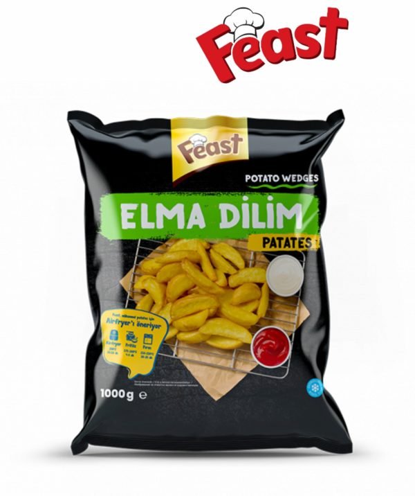 FEAST WEDGES POTATO 1 KG